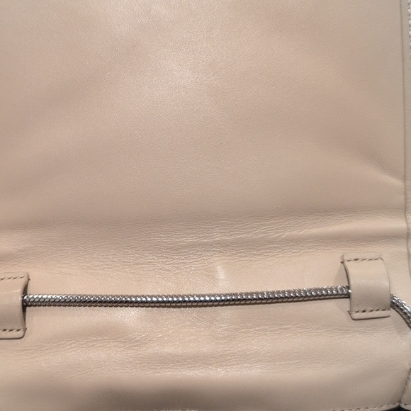 All saints Bansho Snake Leather Shoulder Crossbody Bag W/ Detachable Strap - Picture 13 of 13